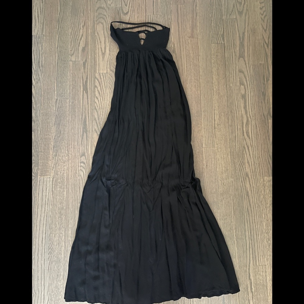 Black maxi dress